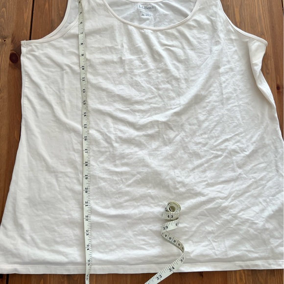 Women’s LL Bean Layering Tank Top - Ivory XL - Picture 7 of 10